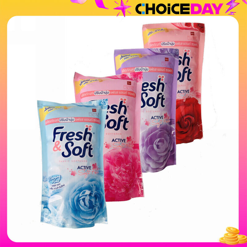 Nước Xả Vải Thái Lan Quần Áo Fresh & Soft Hương Thơm Lâu 500ml