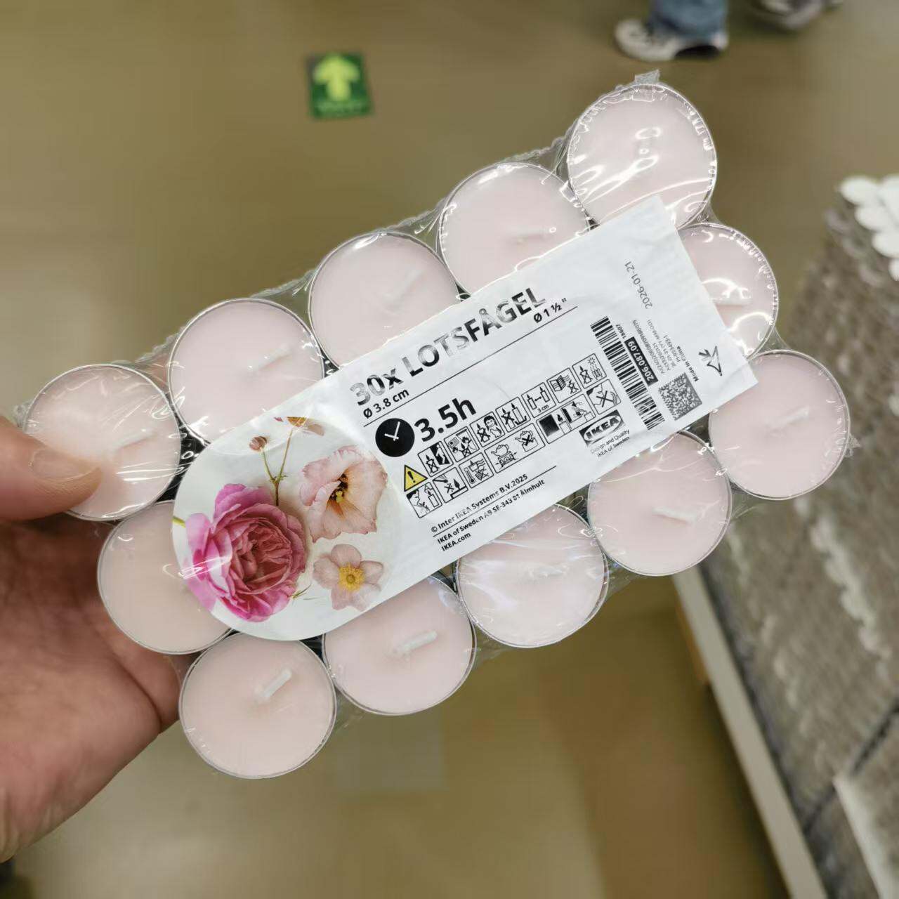 IKEA | Scented Small Round Candle 30 Pieces