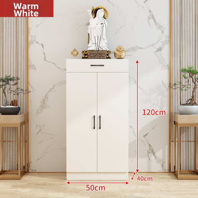 Economical Living Room Buddha Niche Stand Home Use Incense Altar Wealth God Guanyin Buddha Statue Cabinet God Niche Altar