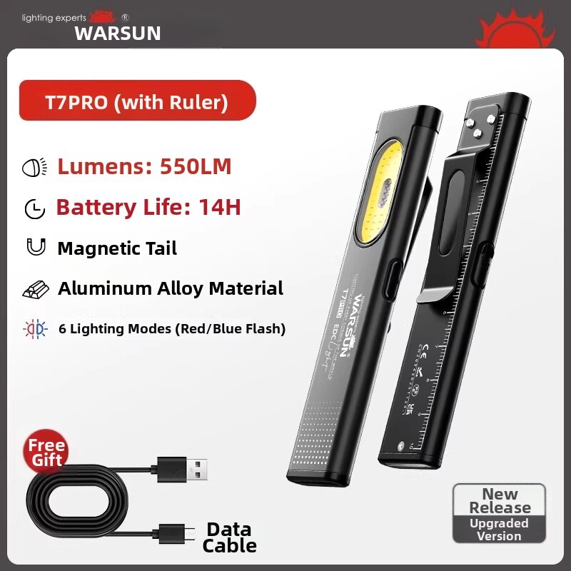 WARSUN | Strong Rechargeable Portable Flashlight