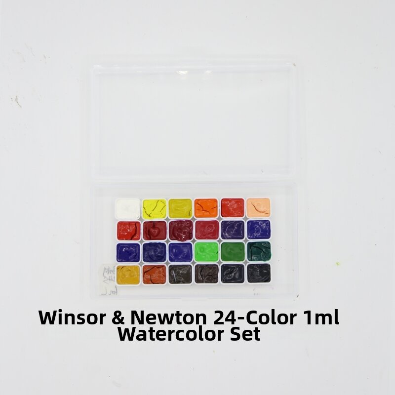 Winsor & Newton | Beginner Friendly 24 Color Watercolor Set 24pc