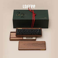 Lofree | Half Walnut Wooden Mechanical Keyboard Bluetooth Yellow Axis