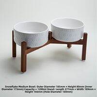 Petdebby | Ceramic Double Pet Bowl