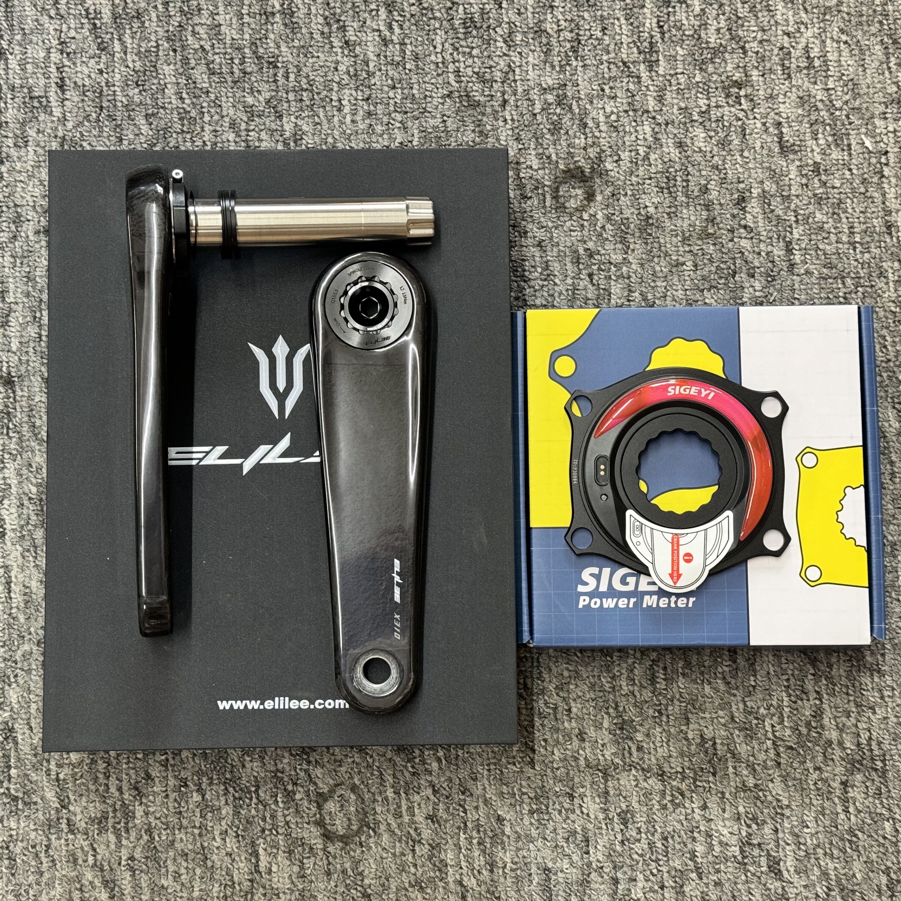 ELILEE XXE X310 Carbon Fiber Crank Sigeyi AXO SL Power Meter