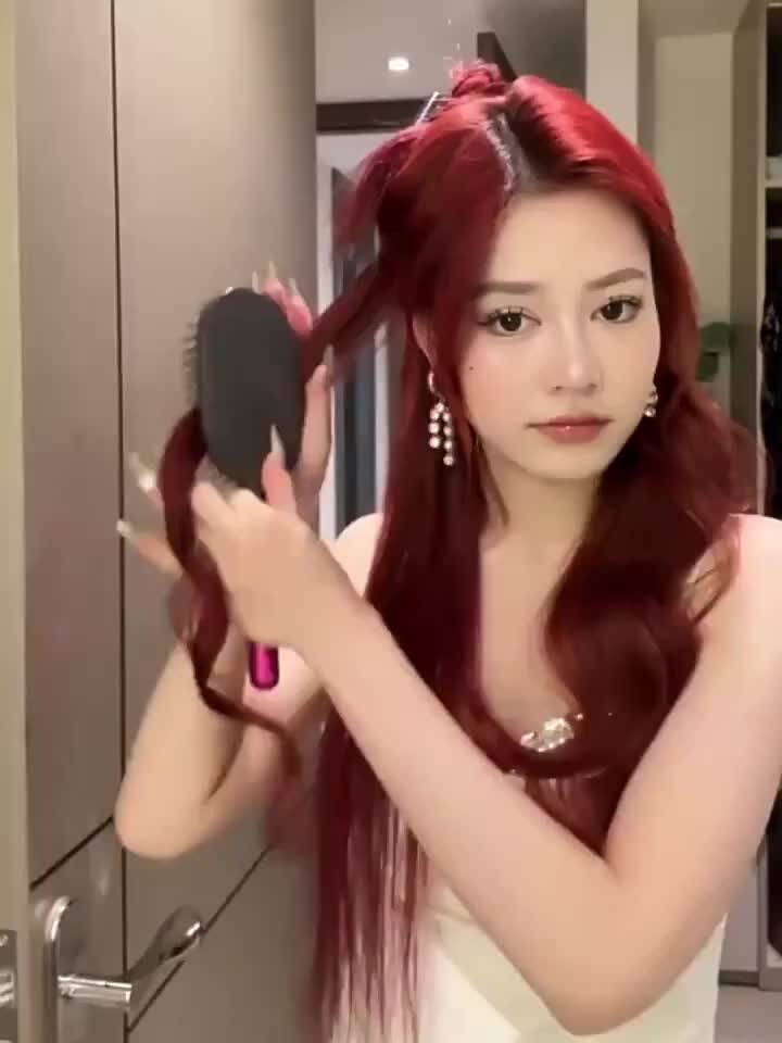 HYUNDAI South Korea Automatic Hair Curler 32mm Big Wave Large Roll Student Long-Lasting Home Lazy Hair Curler