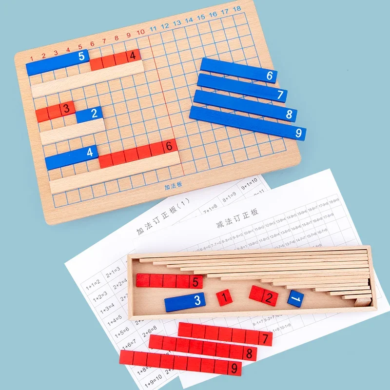 Children's Arithmetic Addition and Subtraction Educational Toys Montessori Mathematics Teaching Tools Montessori Early Education Enlightenment Kindergarten