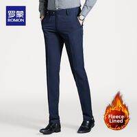 ROMON | Business Dress Pants Elastic Mens