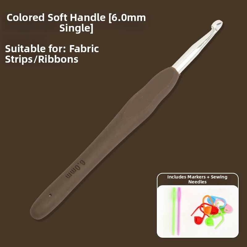 MIAOTUMIAN | Anti-slip Colorful Crochet Hook Set for Knitting Dolls Bags