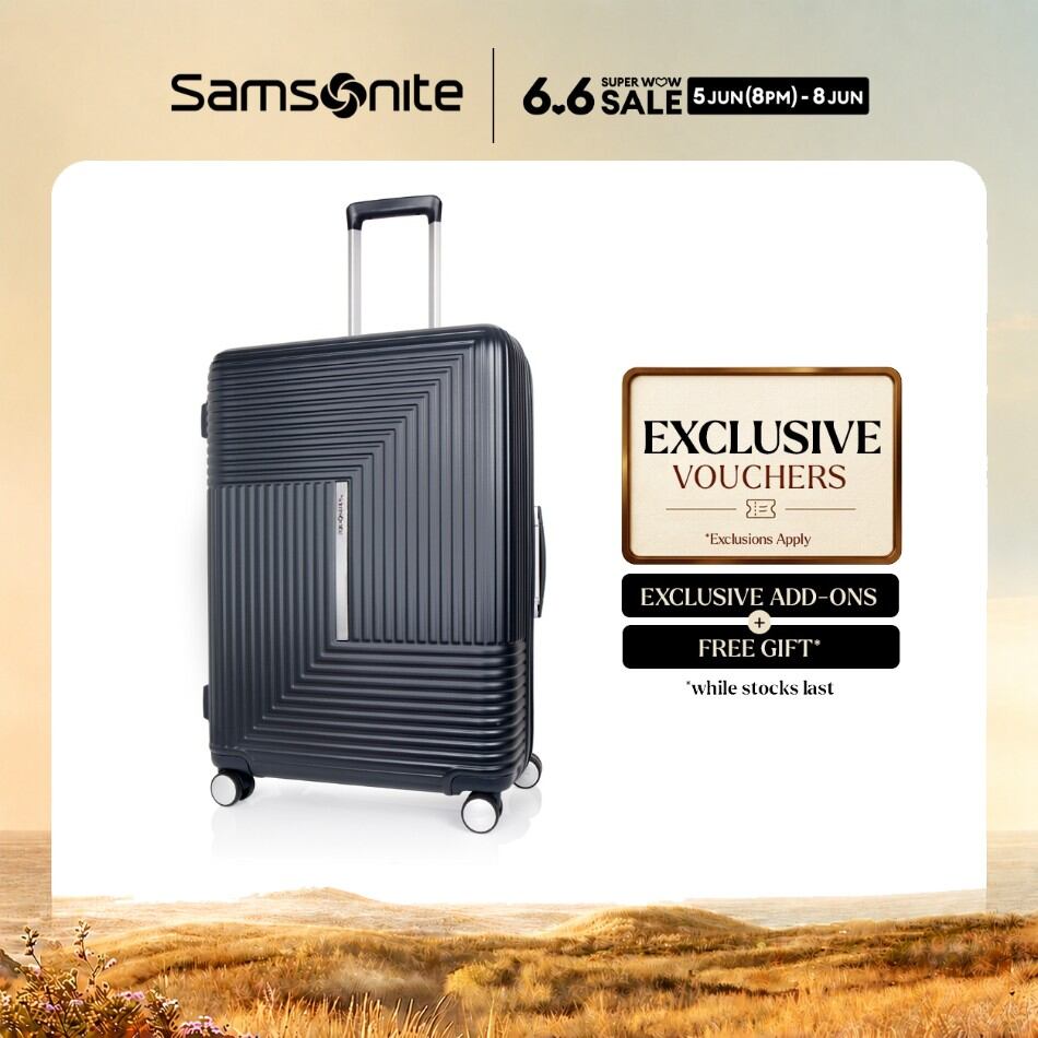 Samsonite Apinex Spinner 75/28 Exp TSA | Lazada Singapore