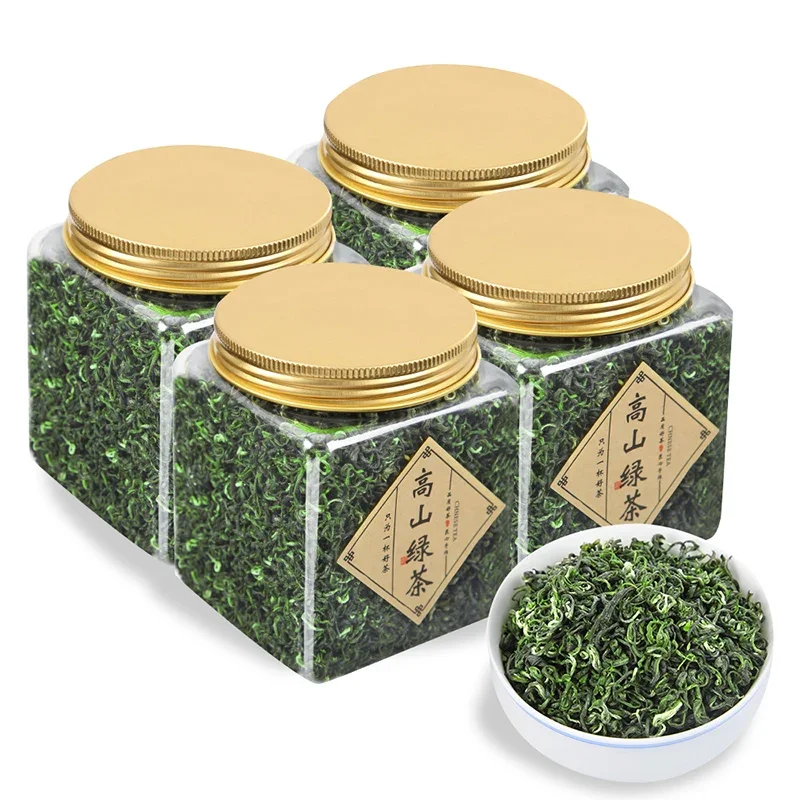 Green Tea 2021 New Tea Spring Tea Biluochun Maojian Tea Sunshine Mountain Cloud Mist Tea Bulk Canned 125G