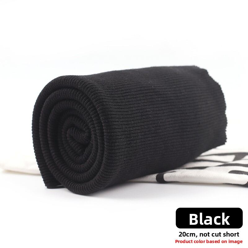 Cotton Knit Ribbed Fabric for Clothing Elastic Trim
