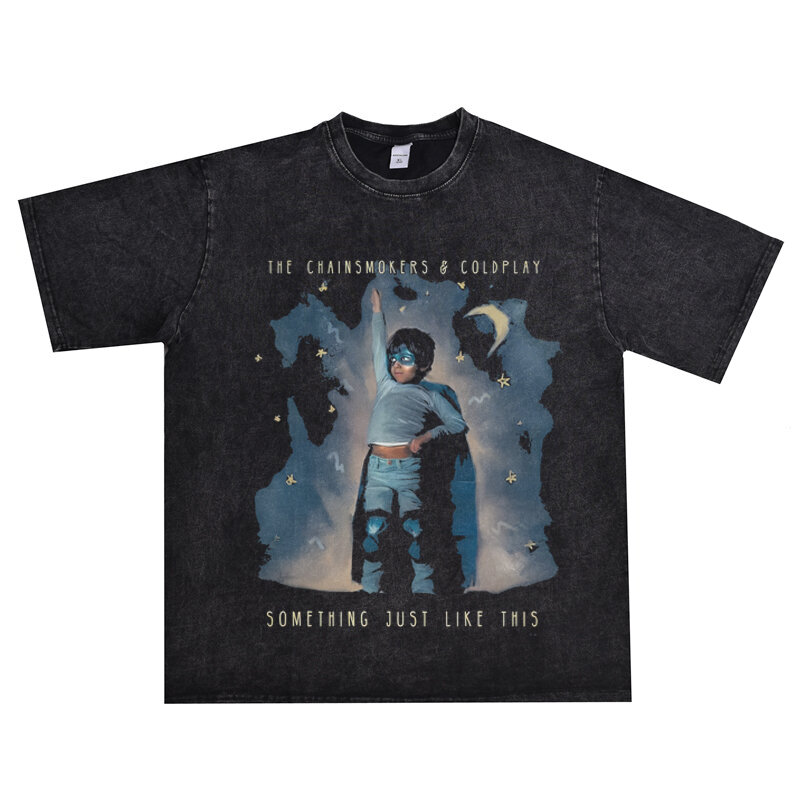 Coldplay Band Tour T-Shirt - Unisex Cotton Short Sleeve Music Rock