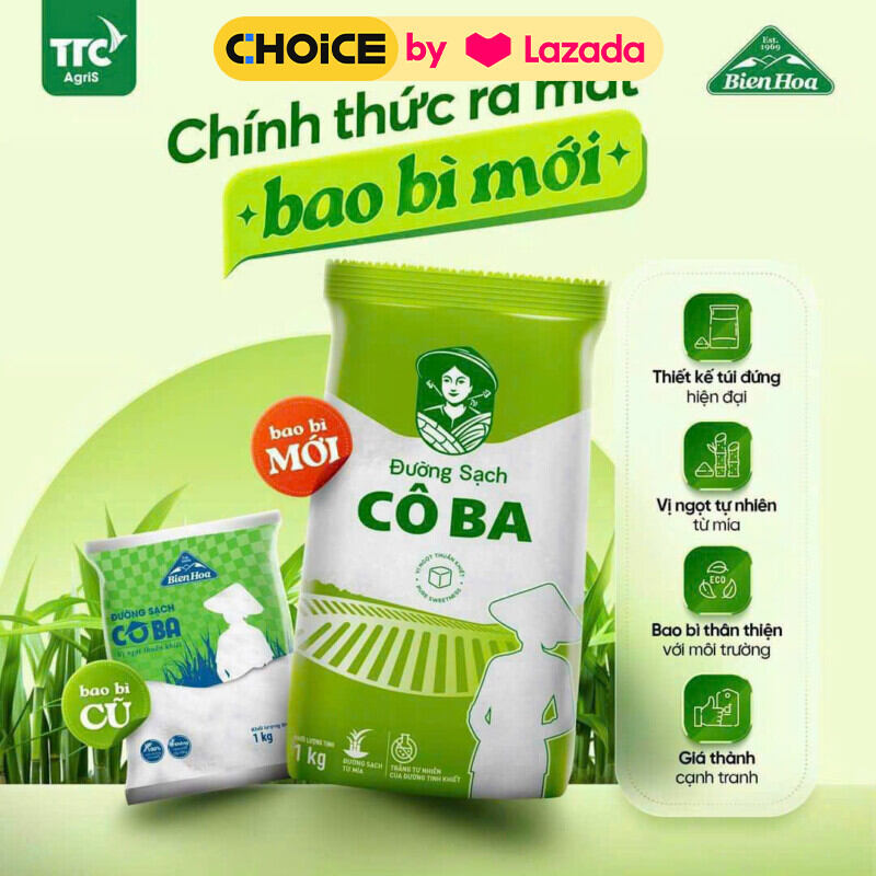 Đường Sạch Biên Hòa Cô Ba 1kg
