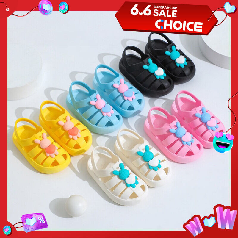 Giày sandal chống trượt dạng thể thao đế mềm êm chân cho bé trai bé gái