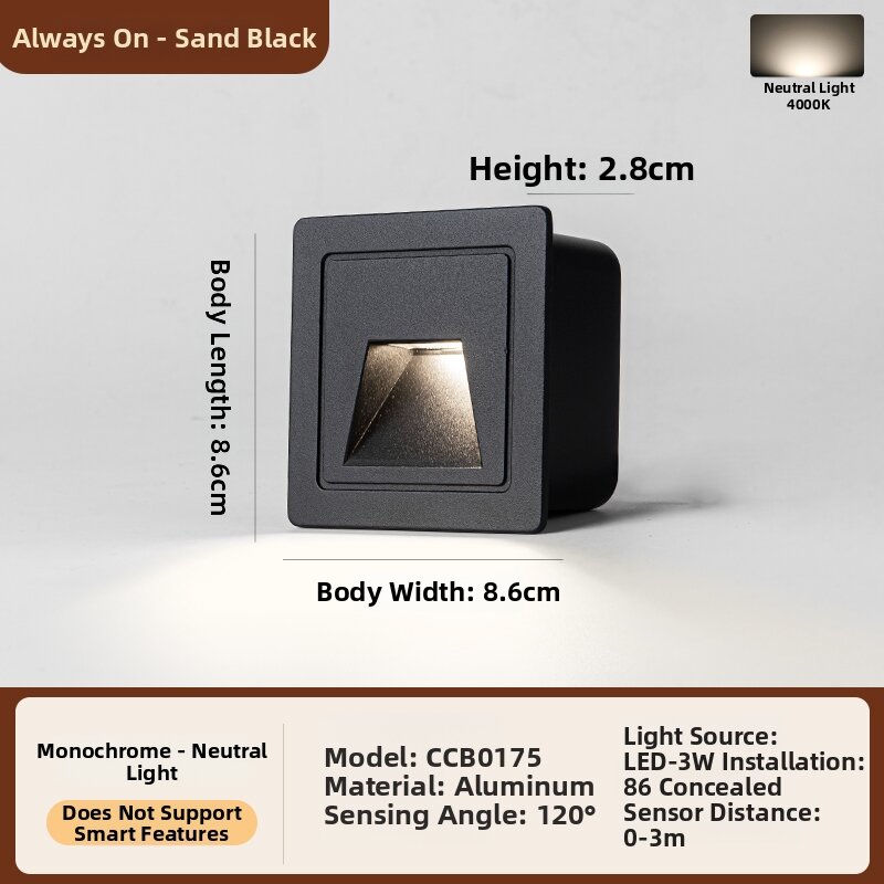 YIGELIGHTING | Smart Induction Vintage Style Wall Lamp