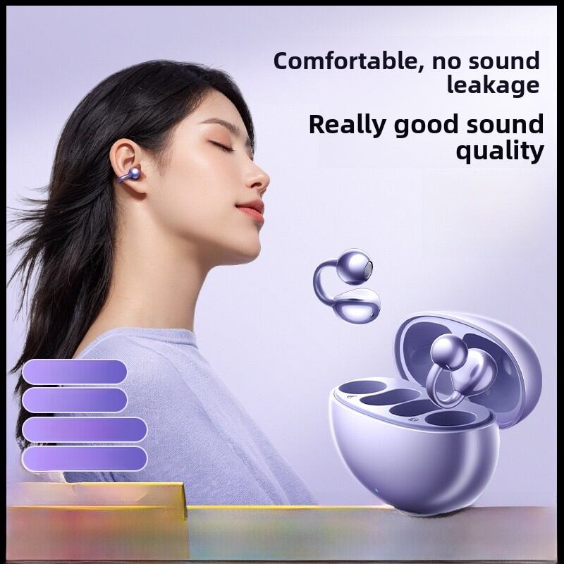 Bizoe | Wireless Bone Conduction Ear Clip Headphones with Noise Cancellation