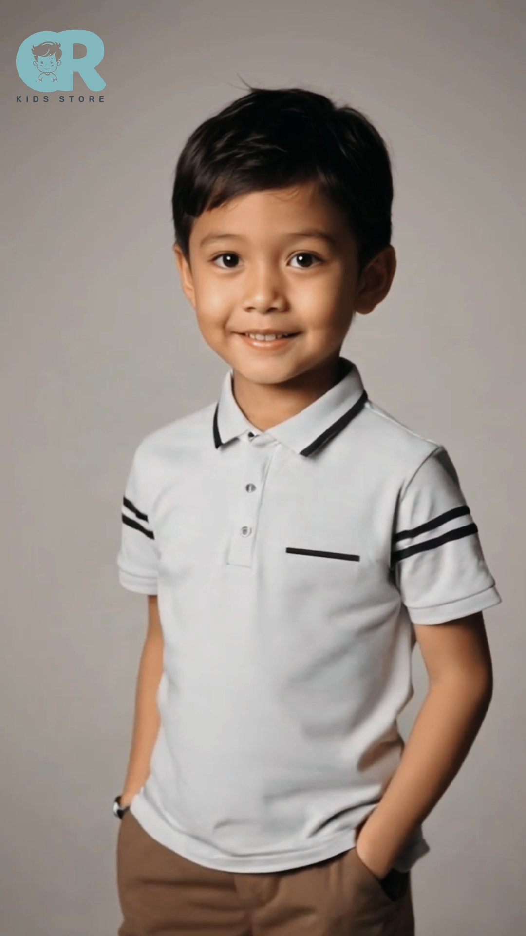 Kaos Kemeja Anak Laki Laki Lengan Pendek / Kaos Kemeja Anak Umur 1 - 13 Tahun Katun Combed