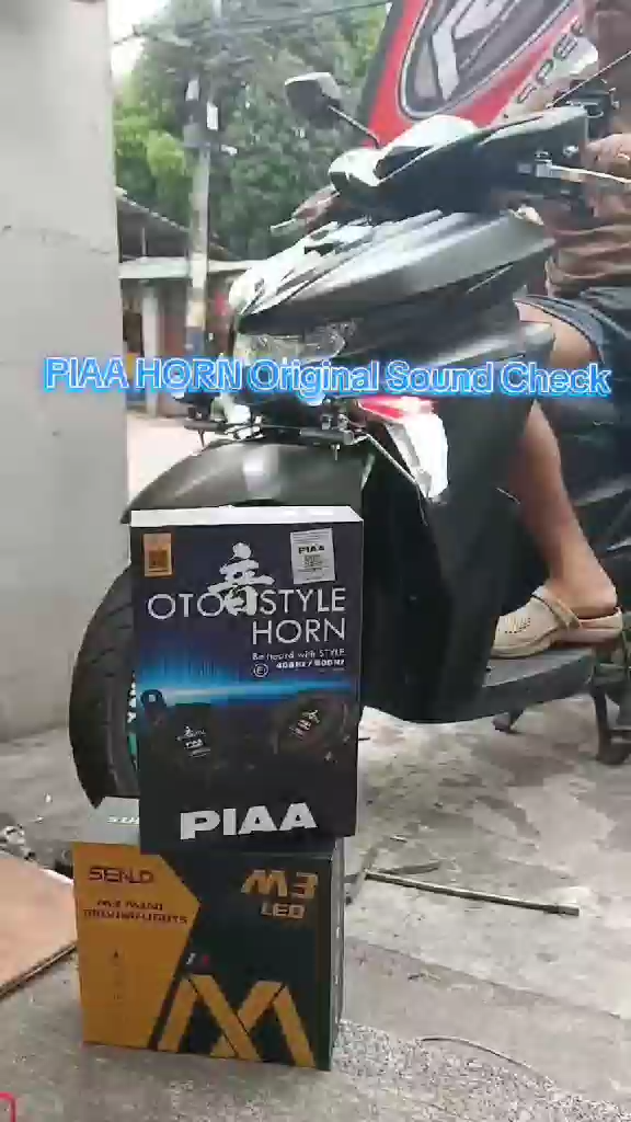 PIAA horn Original 100% with white and gold QR code