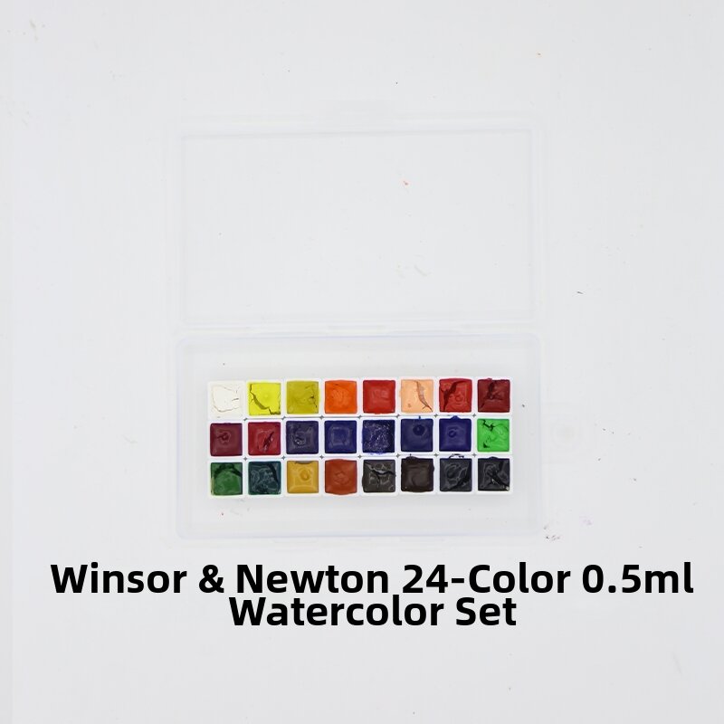 Winsor & Newton | Beginner Friendly 24 Color Watercolor Set 24pc