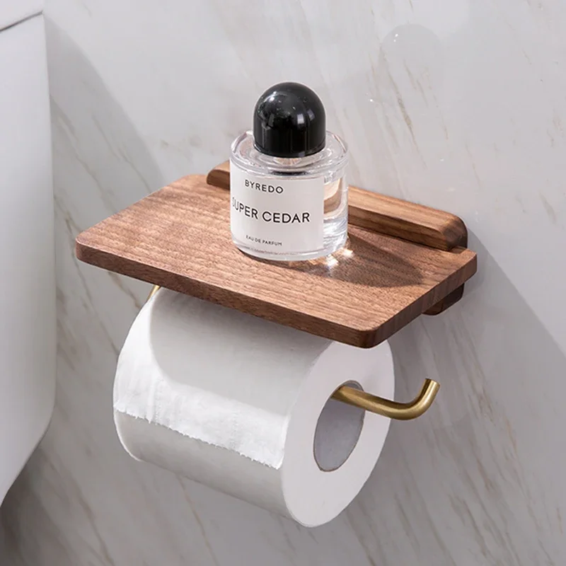 Toilet Tissue Holder Toilet Paper Rack Punch-Free Toilet Paper Roll Stand Toilet Paper Wall-Mounted Tissue Box
