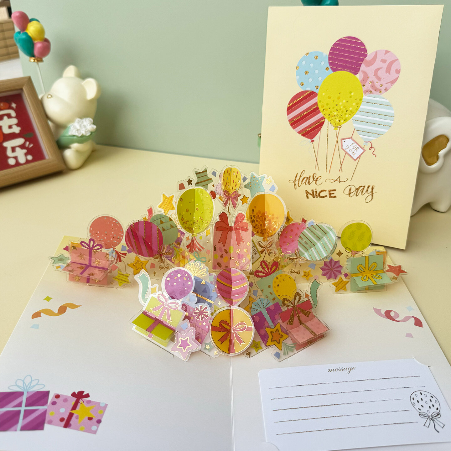 3D Creative Gratitude Card Teacher Gift