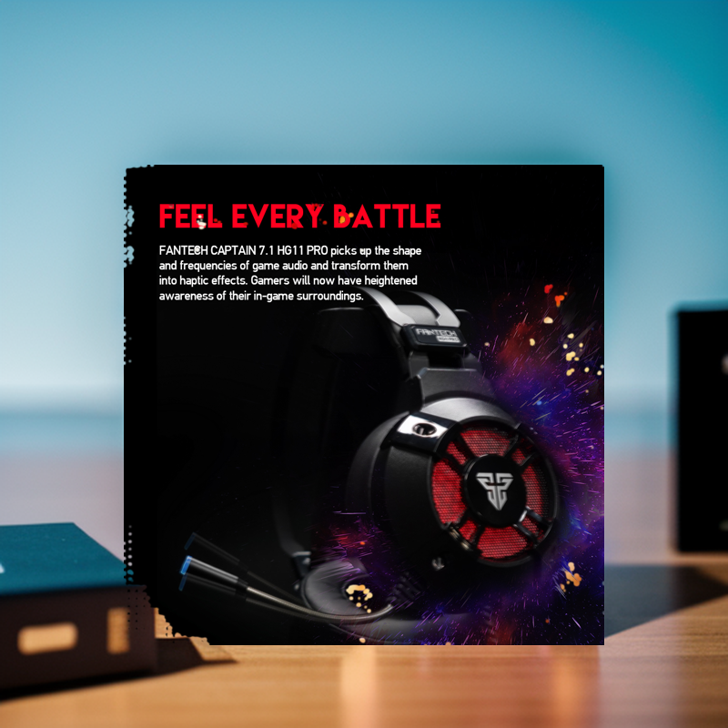 Fantech HG11 RGB USB 7.1 Gaming Headset. 