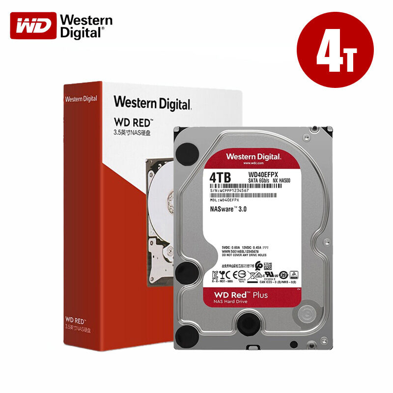 Wd Red Plus 4Tb Nas Hdd - 5400Rpm Sata 6Gb/S 3-Year Singapore