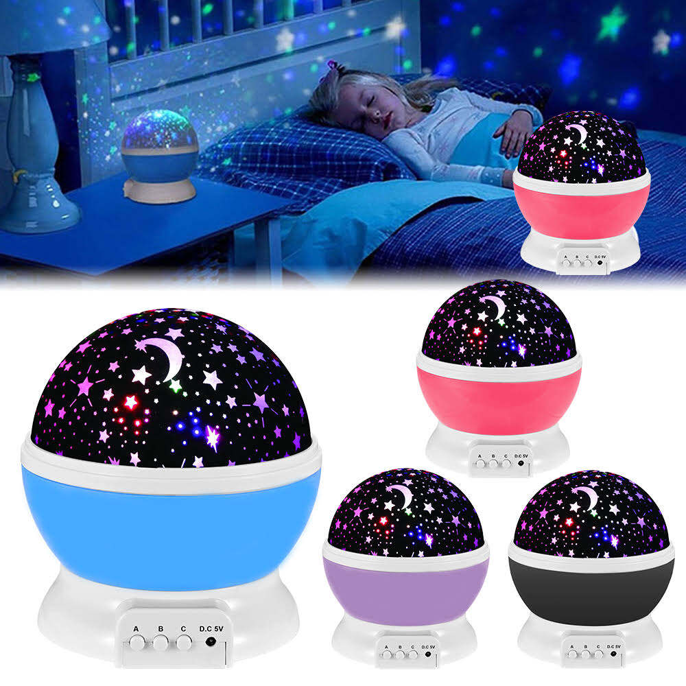 rotating star light projector