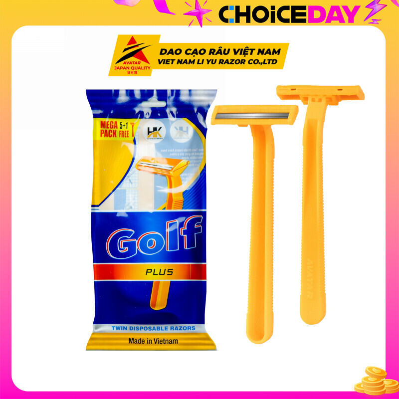 Dao Cạo Golf Bịch 6 Cây Siêu Tiện Lợi Siêu Tiết Kiệm