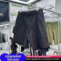 ZHUOCAN | Light Gray Quick Drying Casual Work Shorts For Men Summer