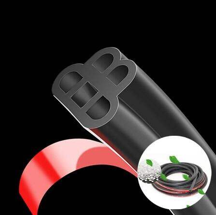 Car Door Silence Scheme Rubber Seal Sound Proof For Car Sound Insulation Soundproof Bumper strip double-layer B type Harga 2,900 rupiah*Gratis Ongkir