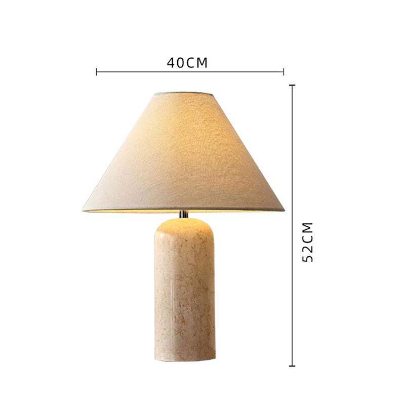 SHIYINBEIBI | Creative Luxe Stone Minimalist Bedroom Desk Lamp