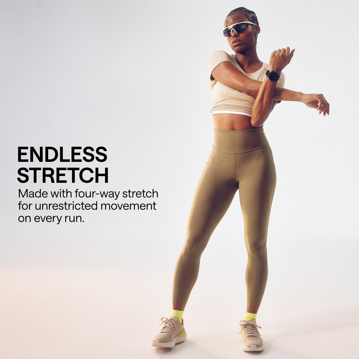 lululemon Women's Fast and Free Reflective High-Rise Crop 19" · v4