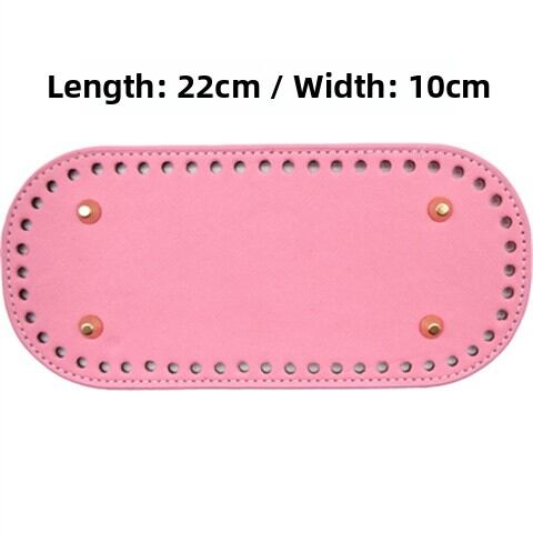 DIY Handwoven Leather Bag Base Hook Needle and Yarn Material Kit for Cat Ear Handbag Bottoming by Wei Wei Wool