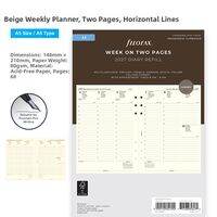 Filofax | Weekly Planning Refill Paper 2027 Year Weekly Planner Replacement