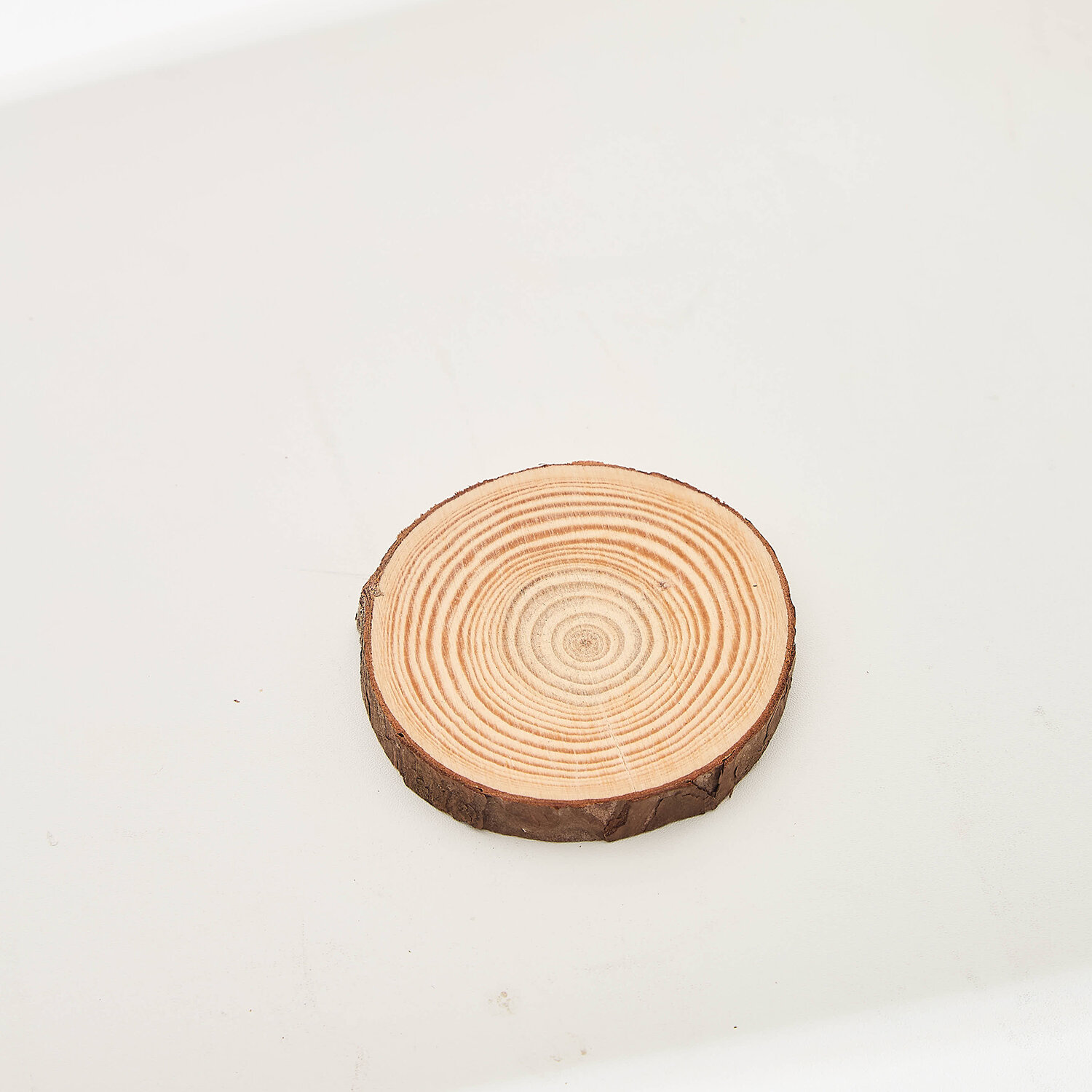 Minimalist Decorative Wooden Candle Holder Large Round