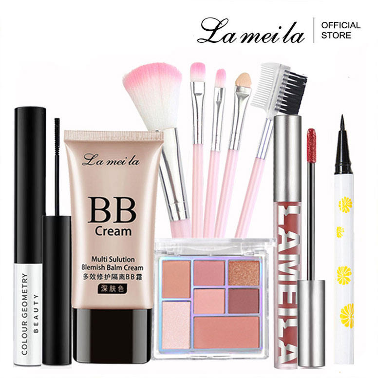 LAMEILA 6pcs Makeup Set: Concealer, BB Cream, Eyeshadow, Ey