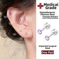 DAISY DREAM | Titanium Ear Studs for Ear Piercing