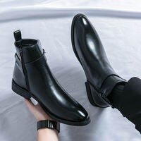 NUDANLAI | Mens Chelsea Boots Ankle-high