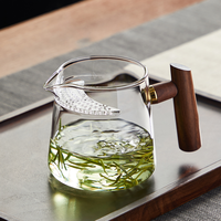YIHUTEA | Crescent Moon Design Tea Infuser Integrated Fairness Cup Heat Resistant Teapot