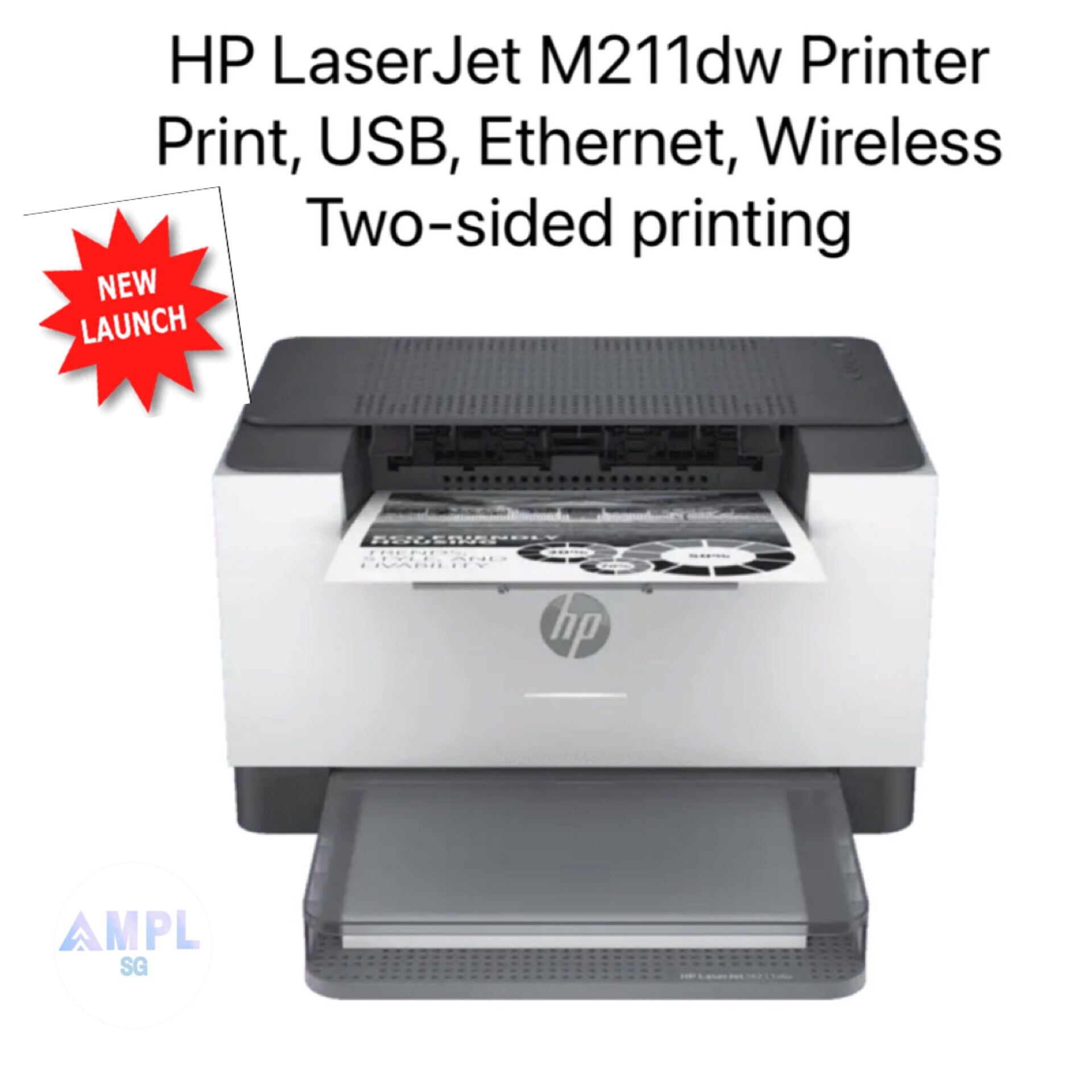 **NEW LAUCH** HP M211dw Mono LaserJet Printer -Print, Two-sided printing, USB, Ethernet, Wireless Singapore