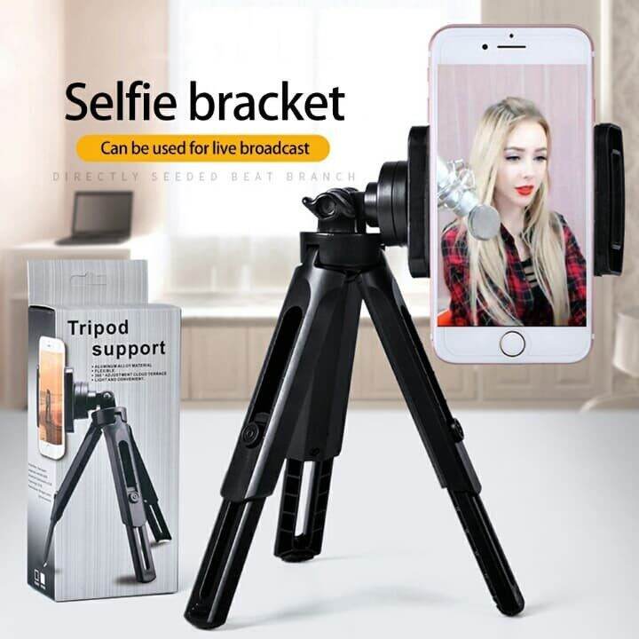 Lucky Foldable Phone Stand with Telescopic Tripod and Holder