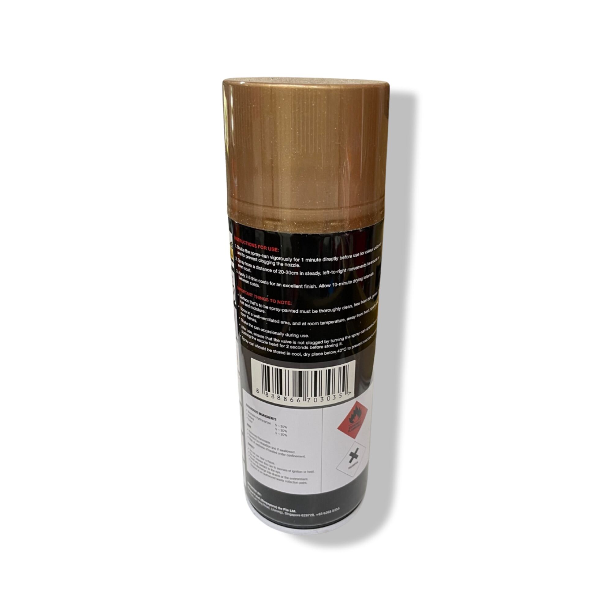 NIPPON PAINT PYLOX 706 FLASH GOLD SPRAY PAINT. 