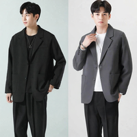 TUCANO | Elegant Black Fall Casual Tuxedo Jacket