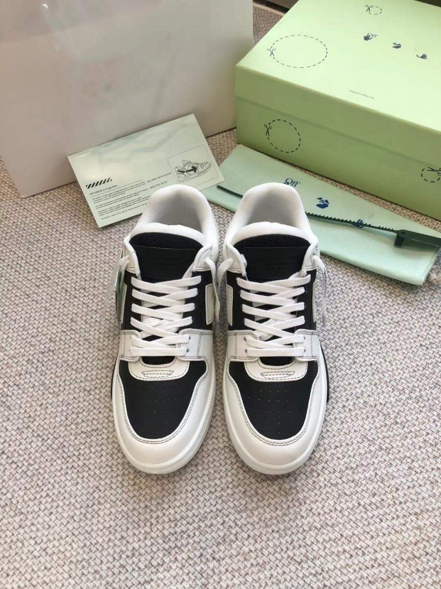 Off-White Thick-Heeled Casual Sports Shoes Unisex Fashionable Leisure Sneakers Luxury Women's Flat Footwear round Toe Mesh Inner · v10