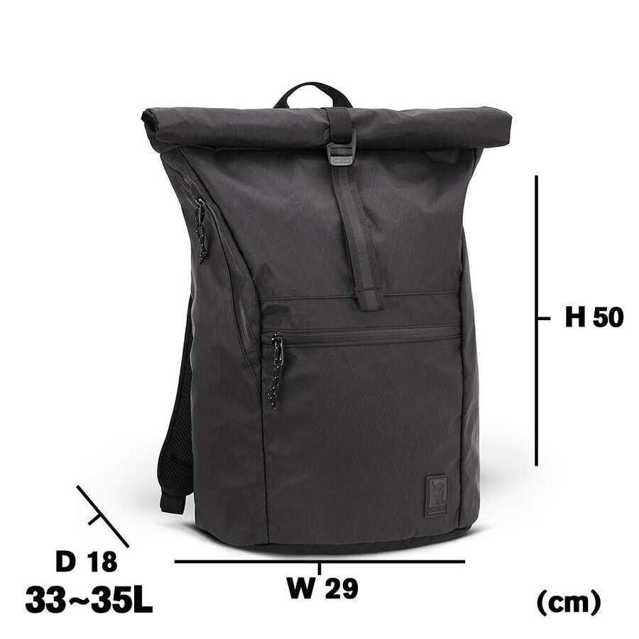 CHROME INDUSTRIES YALTA 3.0 BACKPACK BLCKCHRM 22X. 