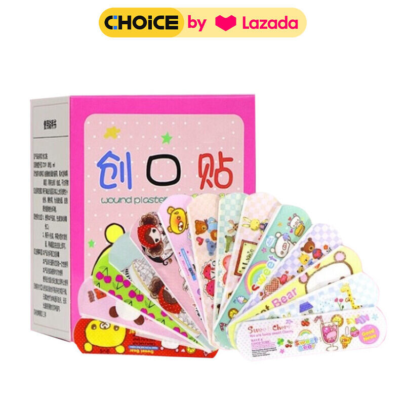 Hộp 100 băng cá nhân băng y tế urgo dễ thương hoạt hình xinh xắn