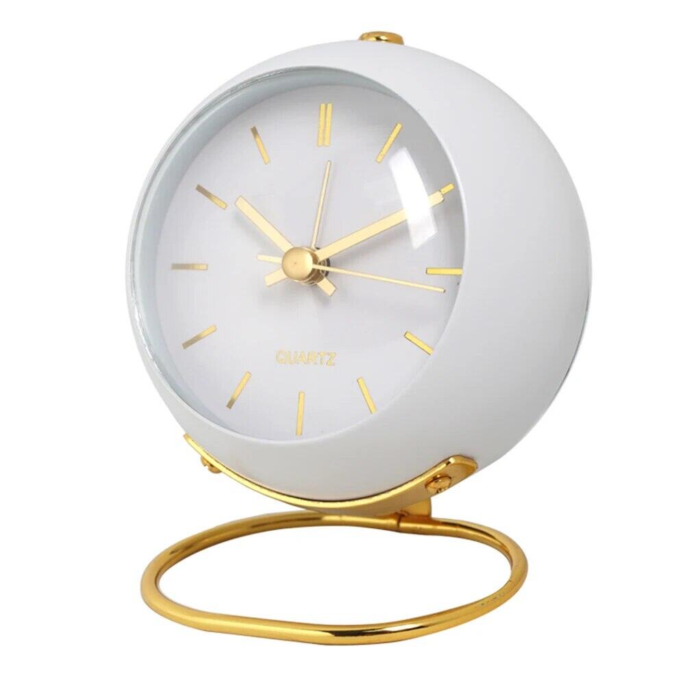 Nordic Creative Electronic Desk Clock Minimalist Childrens Alarm Clock New Desktop Bedside Student Silent Luminous Pointer
