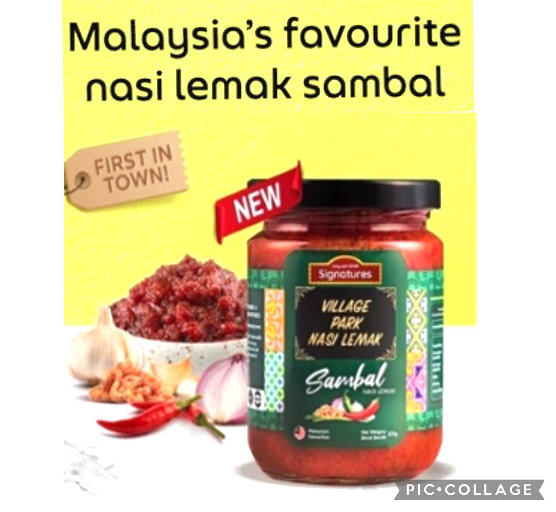 🇱🇹KL Famous Village Park Nasi Lemak Sambal 225g