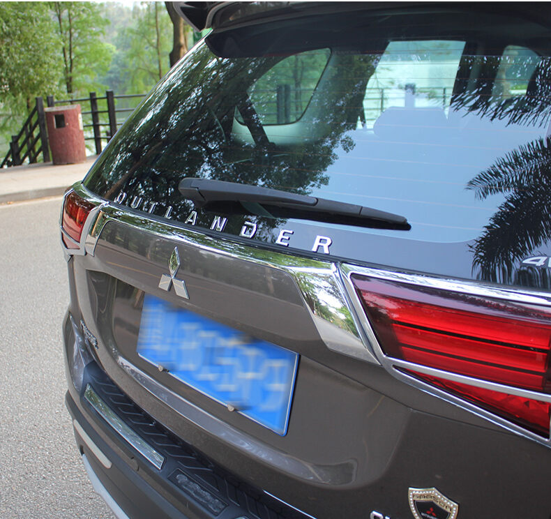 Mitsubishi Outlander Restoration Car Sticker Label Hood Logo Letter Logo Restoration Metal Letter Sticker Car Head Cover Logo. 